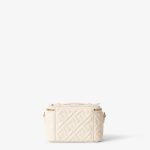 FENDI Vanity Camelia nappa leather mini-bag with FF motif - Image 3
